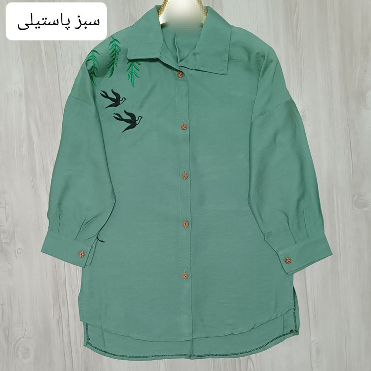 سفارش و خرید اینترنتی شومیز مانتویی مدل طبیعت کد 69728