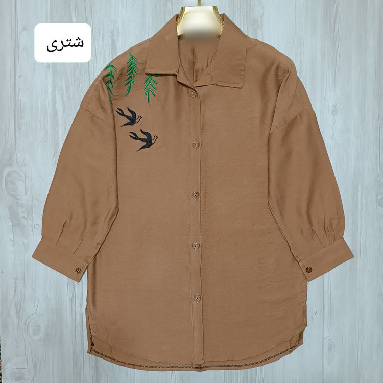 سفارش و مشاهده قیمت شومیز مانتویی مدل طبیعت کد 69728