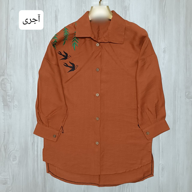 خرید اینترنتی و آنلاین شومیز مانتویی مدل طبیعت کد 69728