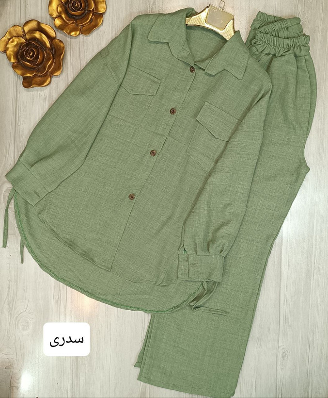 سفارش و خرید ست کروز مانتو شلوار مدل نرمین کد 86122