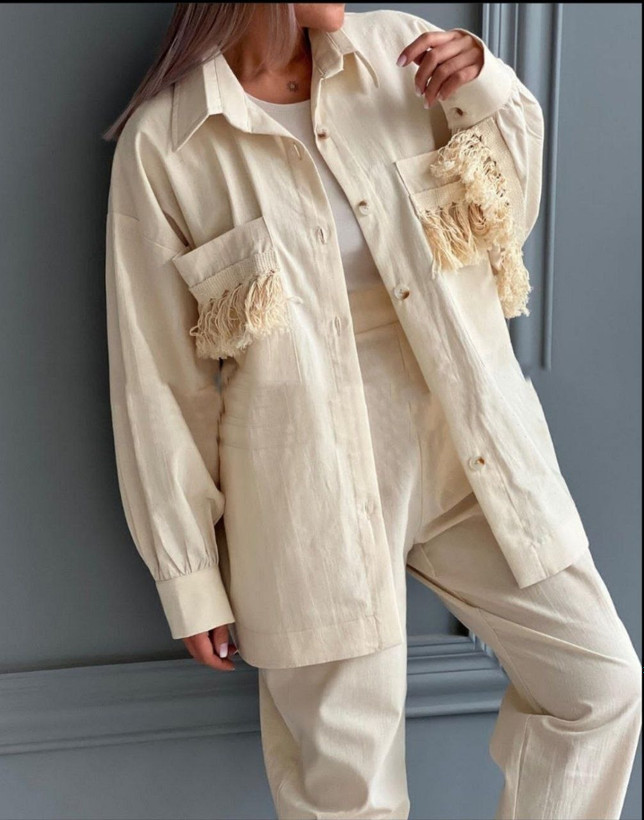 سفارش و خرید اینترنتی شومیز شلوار هایا کد ۳۰۹۸