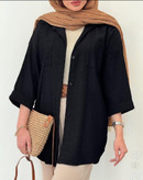 سفارش و مشاهده قیمت شومیز مانتویی آیتان کد ۳۱۴۱