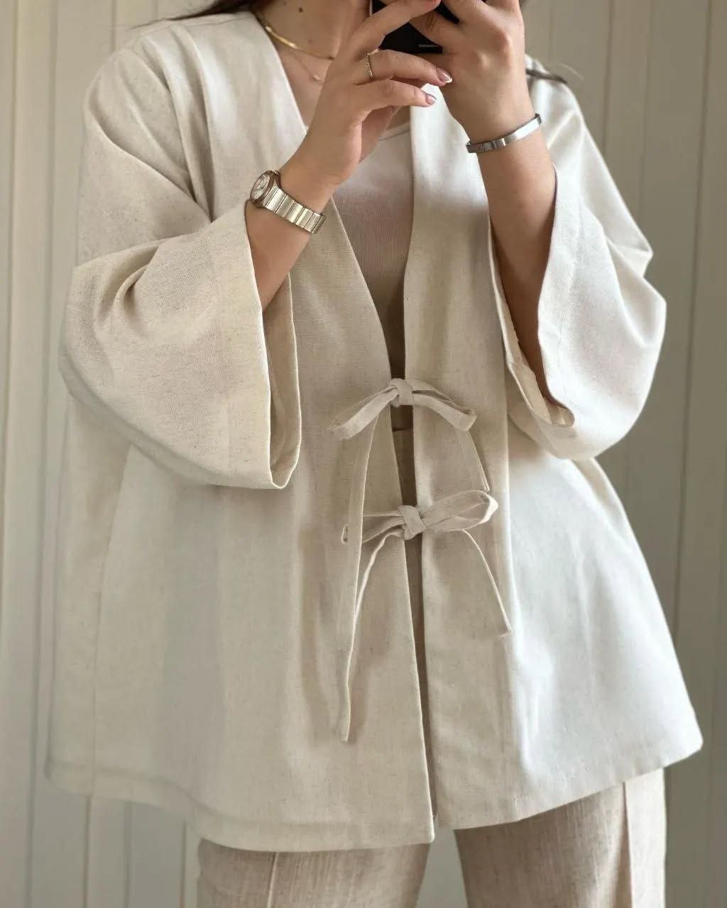 خرید اینترنتی کت تک جلو بنددار طرح تیام کد 82542