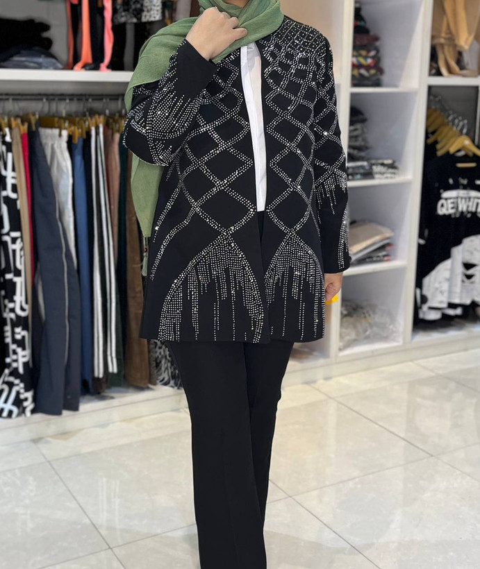 خرید اینترنتی مانتو کتی نیلا کد 8145