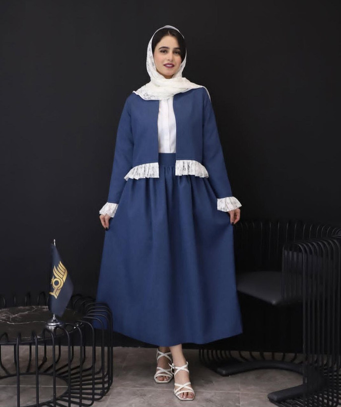 مشاهده قیمت کت دامن پانین کد 9752