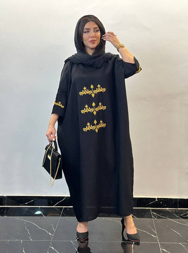 سفارش اینترنتی مانتو عبایی کد 6914