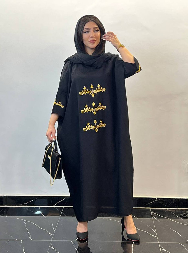 سفارش اینترنتی مانتو عبایی کد 6914