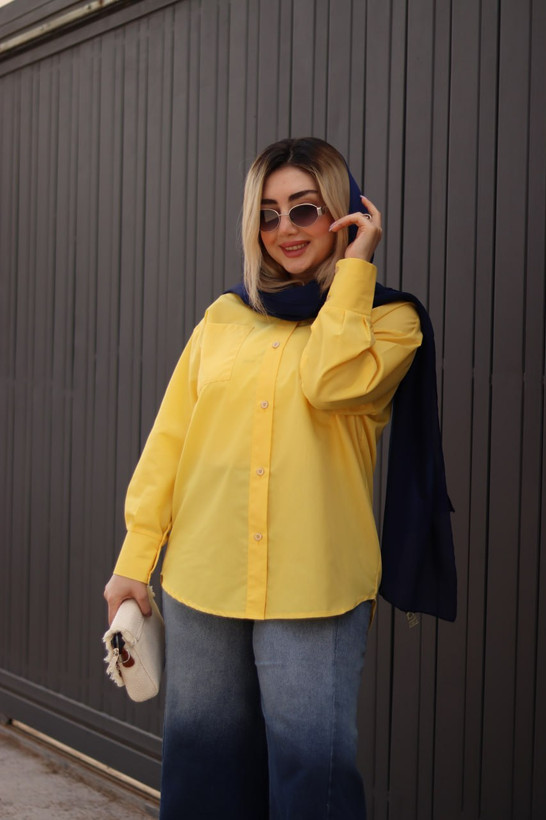 خرید شومیز مانتویی هلن کد 86432