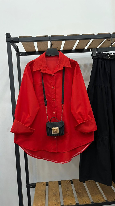 خرید آنلاین شومیز مانتویی هلن کد 86432