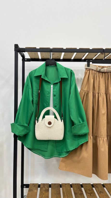 خرید و مشاهده قیمت شومیز مانتویی هلن کد 86432