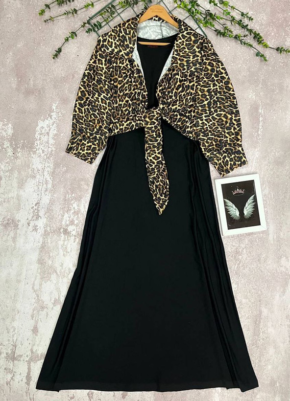 خرید اینترنتی دو تکه پلنگی کد 7718