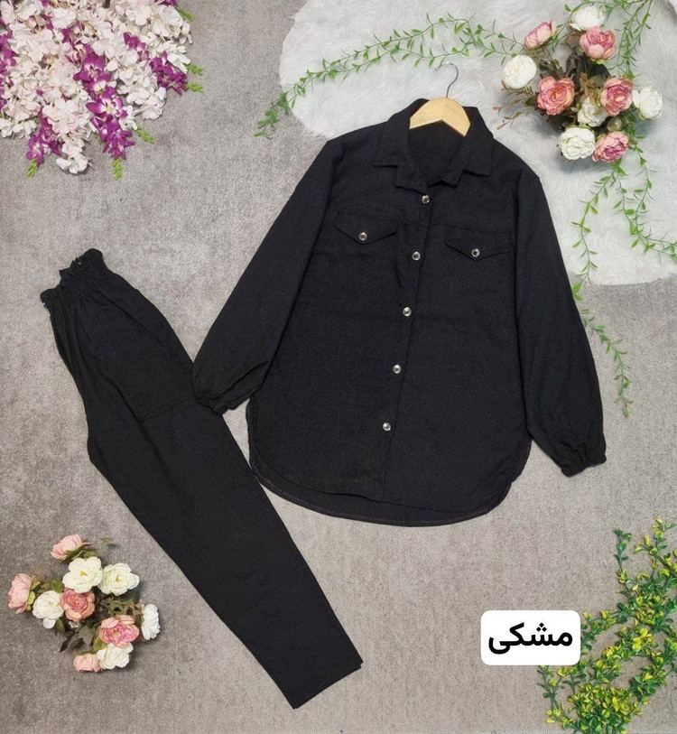 خرید اینترنتی ست مانتو شلوار مام کد 1559