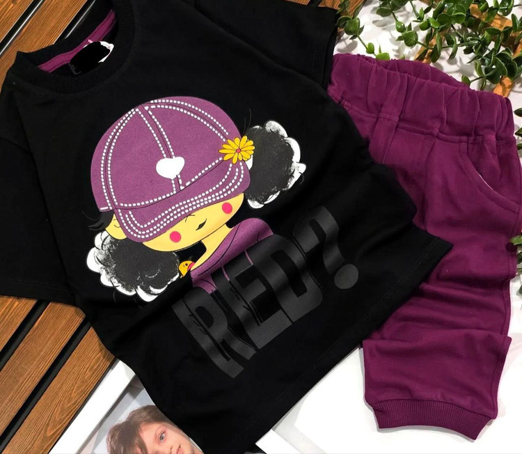 خرید ست بلوز شلوارک RED کد 86544