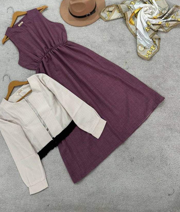 سفارش اینترنتی و آنلاین کت سارافون ریش دار کد 86608