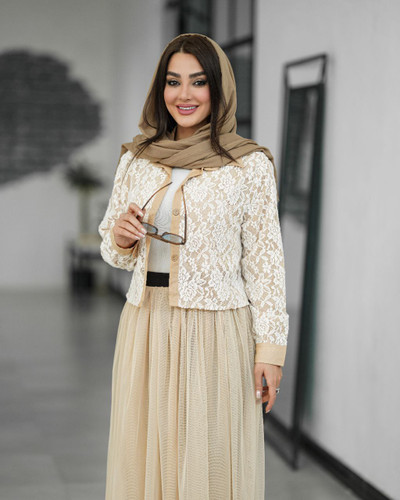 سفارش اینترنتی کت دامن گیپوری کد 86554