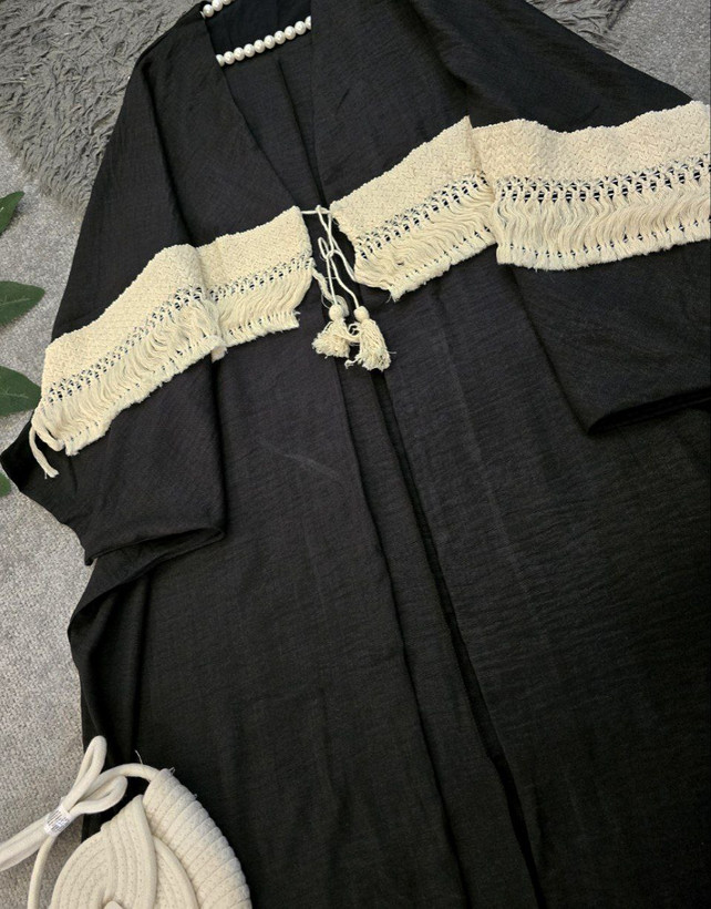 سفارش مانتو عبایی آویشن کد 86650