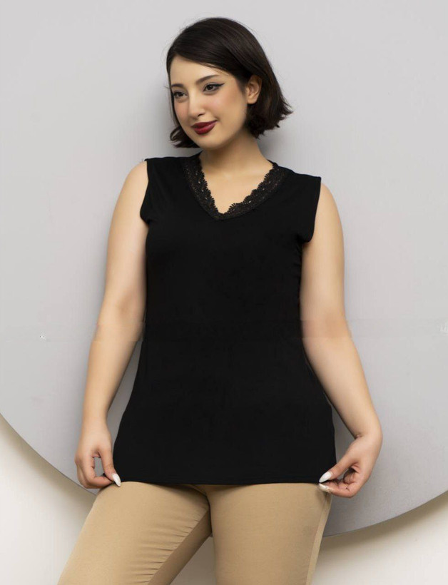 سفارش تاپ یقه گیپوری کد 5522