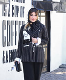 خرید اینترنتی و آنلاین مانتو دیپلمات جیب گلدوزی مزون دوزی کد ۳۲۹۰