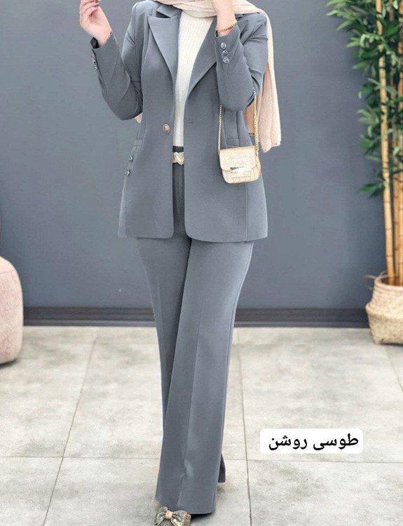 خرید کت و شلوار رز کد 86723
