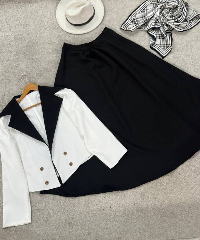 خرید آنلاین کت و دامن تابان کد 86747