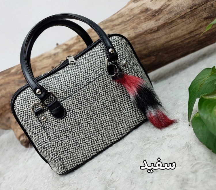 سفارش و مشاهده قیمت کیف دستی و دوشی مدل شبنم کنفی کد 100166