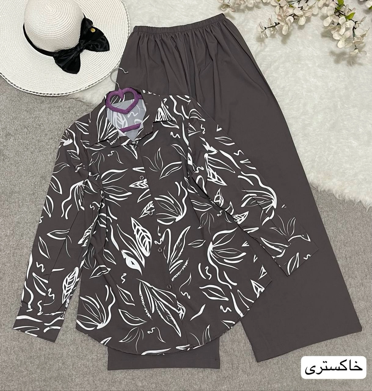 خرید ست شومیز شلوار ترانه کد 74193
