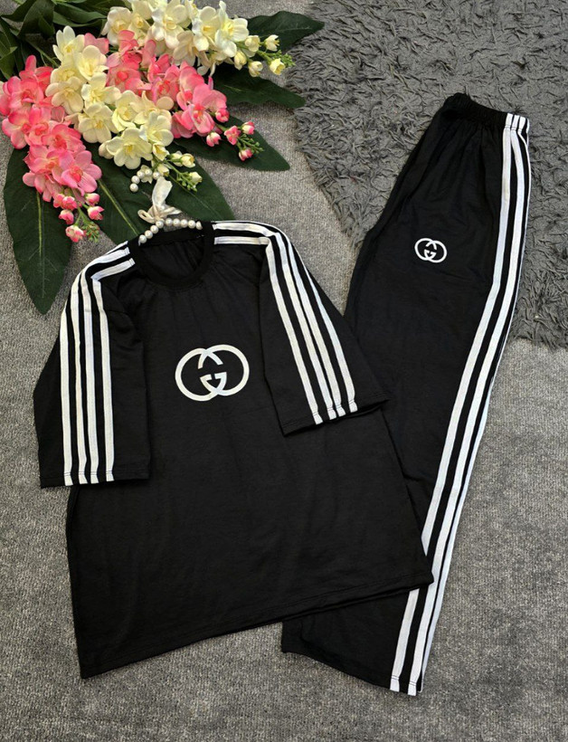 خرید اینترنتی ست تیشرت شلوار بامبو کد 86278