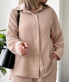 سفارش شومیز مانتویی تابستانه میلا کد 86807