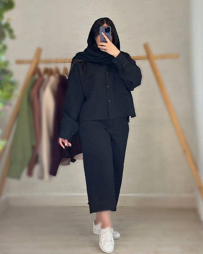 سفارش ست شومیز شلوار کنفی بهاره کد 86934