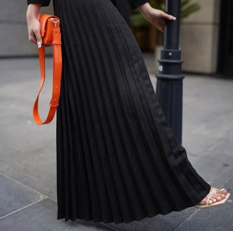 خرید اینترنتی و آنلاین دامن شلواری پلیسه کد 85537