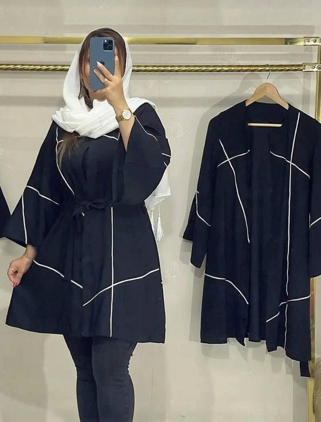 خرید مانتو مغزی دوزی کد 73944