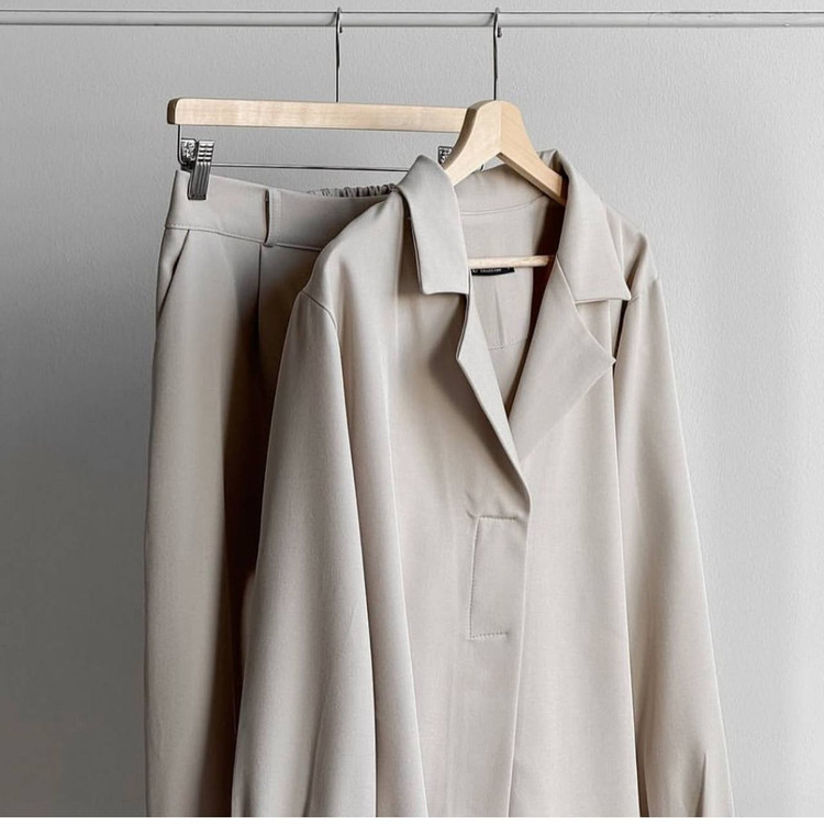 خرید اینترنتی بلیز شلوار مزونی کد 3415