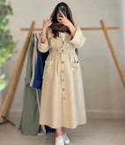 خرید اینترنتی مانتو بلند صوفیا کد 52644