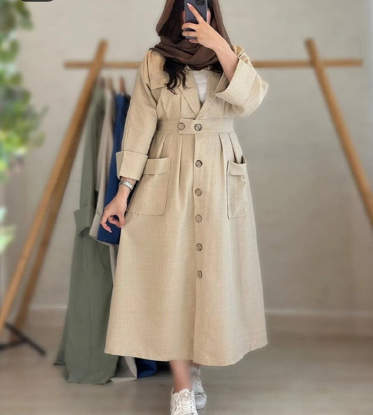 خرید مانتو بلند صوفیا کد 52644