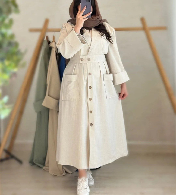 مشاهده قیمت مانتو بلند صوفیا کد 52644