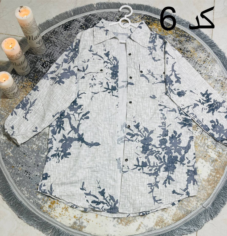 خرید و سفارش شومیز مانتویی مرمر کد 71514