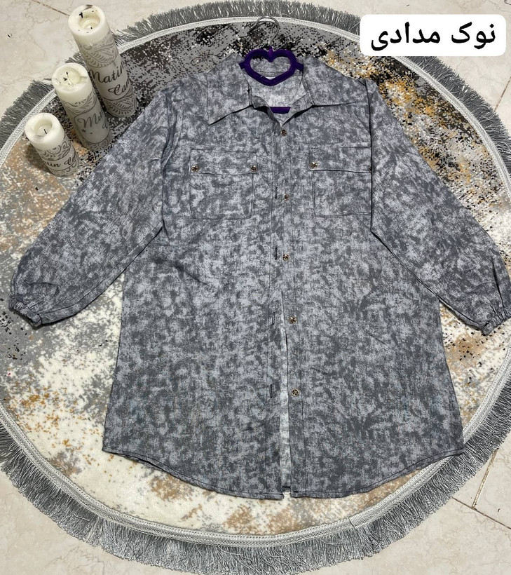 مشاهده قیمت و سفارش اینترنتی شومیز مانتویی مرمر کد 71514