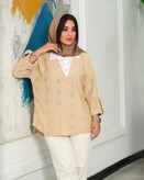 خرید شومیز یقه سفید کد 100519