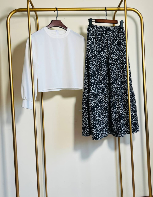 خرید اینترنتی شومیز دامن مدل مستانه کد 87127