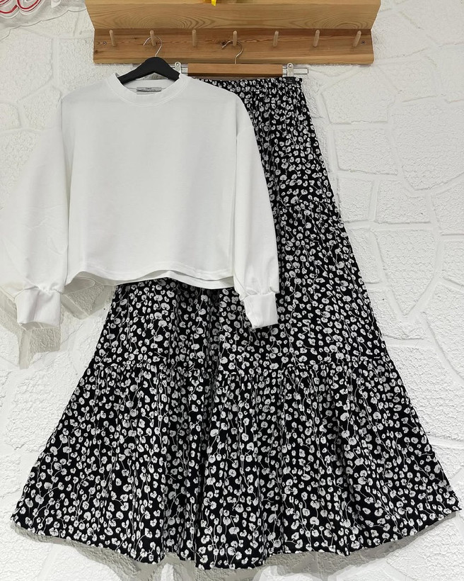 سفارش شومیز دامن مدل مستانه کد 87127