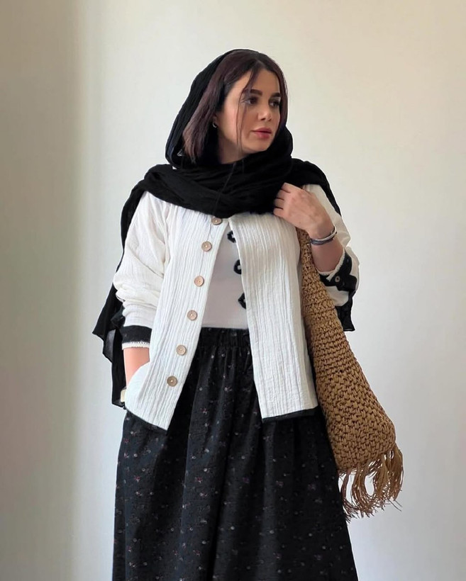 خرید شومیز دامن امرسان کد 87226