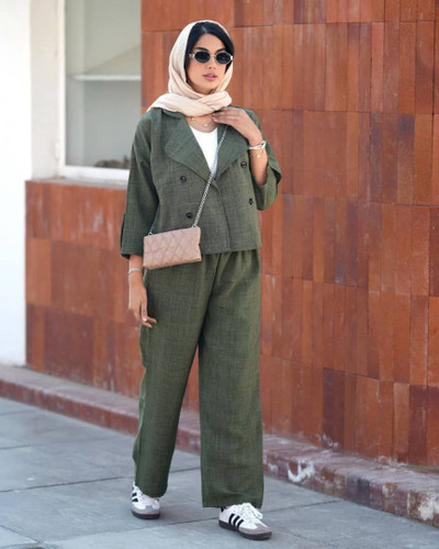 سفارش کت و شلوار چهار دکمه کد 87054