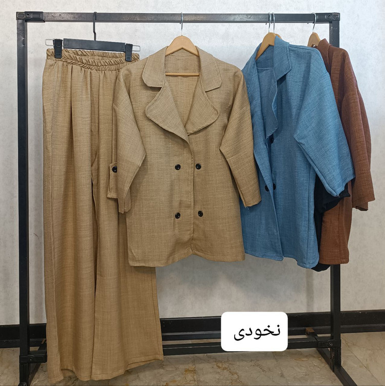 خرید کت و شلوار چهار دکمه کد 87054