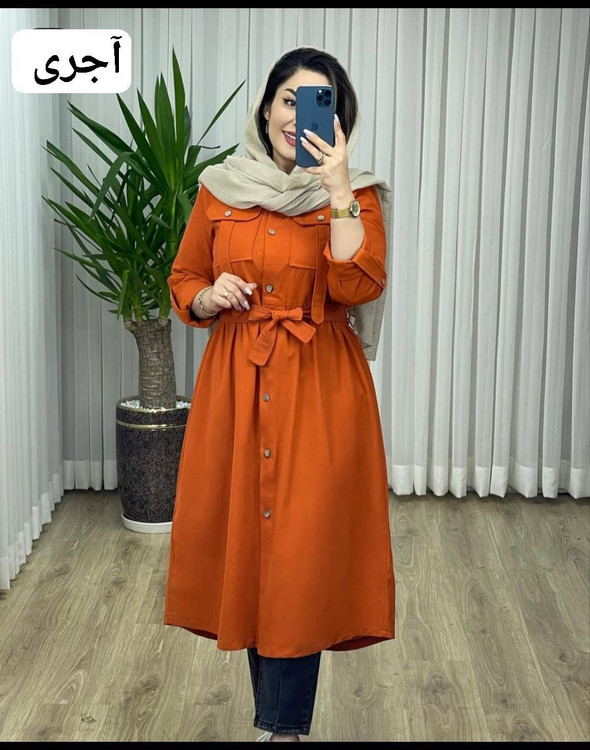 خرید آنلاین مانتو بلند ژیوا کد 87338