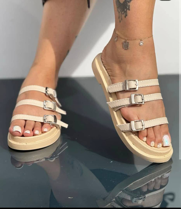 خرید آنلاین صندل تسمه زنانه کد 3487