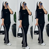 سفارش ست تیشرت شلوار ارکیده کد 86276