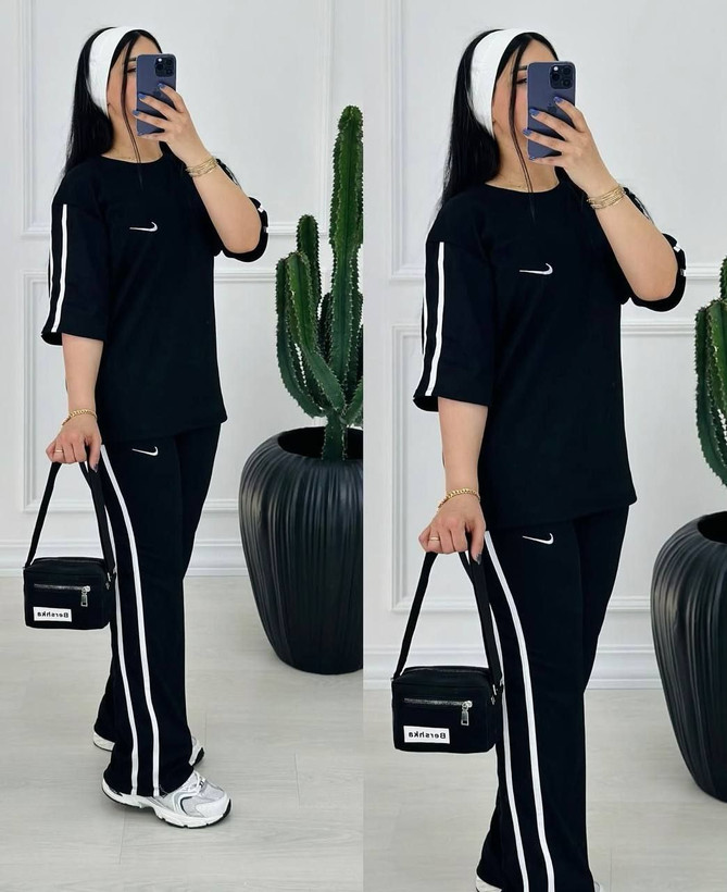 خرید ست تیشرت شلوار ارکیده کد 86276