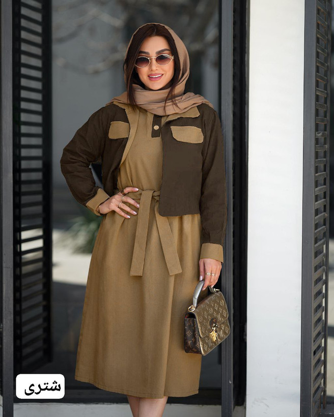 خرید اینترنتی ست کت سارافون مروارید کد 87475