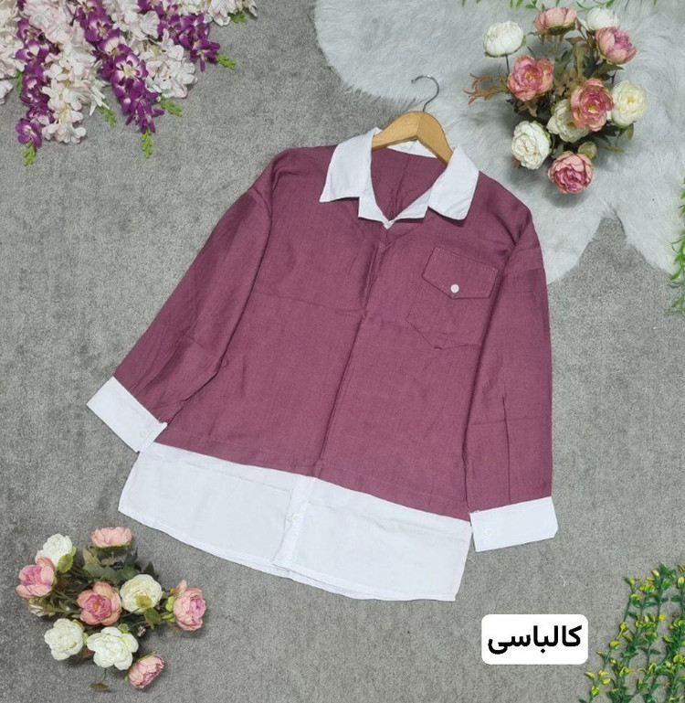 خرید شومیز نازیل کد 7484