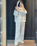 خرید اینترنتی ست شومیز شلوار گازوئیلی کد 87726